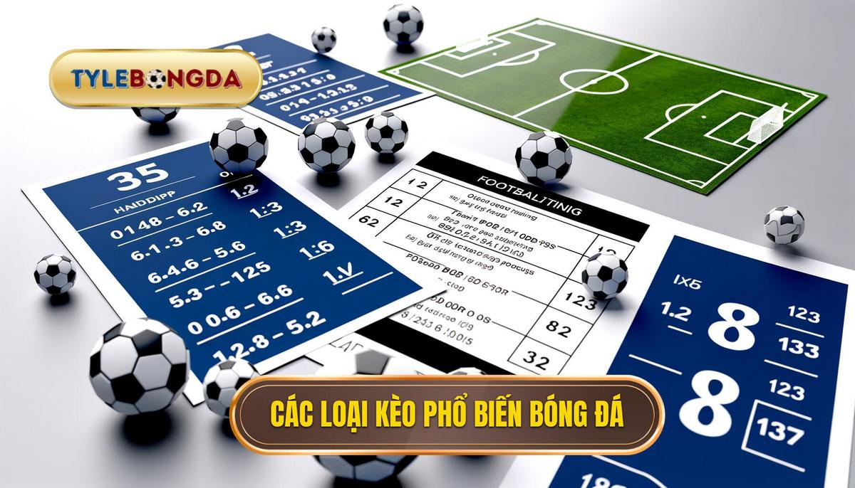 Các loại kèo phổ biến trong cá độ bóng đá