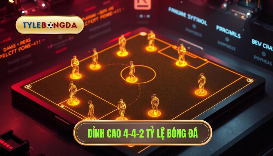 Chiến thuật 4-4-2 kim cương: Phân tích chuyên sâu từ TỶ LỆ BÓNG ĐÁ